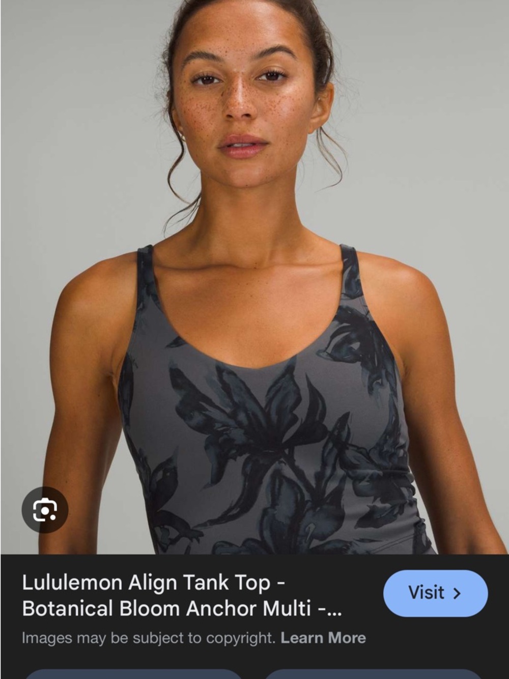 lululemon Align Tank Botanical Print